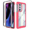 Funda Cielo Estrellado Dos en Uno Armadura Anticaída Adecuada para Motorola Moto Edge 30 Pro/Edge+ 2022
