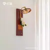 Lámpara de Pared Antigua Media para Sala de Estar Lámparas Decorativas de Fondo Estilo Retro Tranquilo Lámpara de Mesita de Noche para Habitación de Homestay Lámpara de Pared para Pasillo