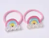 Lindos y brillantes accesorios para el cabello de poni Polly, lazo para el cabello, cuerda de goma para el cabello, cuerda para el cabello de dibujos animados para niñas, accesorios para el cabello con flequillo para niños