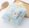 Set de Toalla de Felpa Coral Auspiciosa y Toalla de Baño, Toalla Facial Absorbente, Regalo que no se decolora, Caja de Regalo al por Mayor, Dropshipping Disponible
