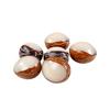 Suministro de fábrica molienda fina piel semiabierta raíz de Bodhi blanca cuentas sueltas de un lado, dos lados, tres lados 20-24 mm accesorios