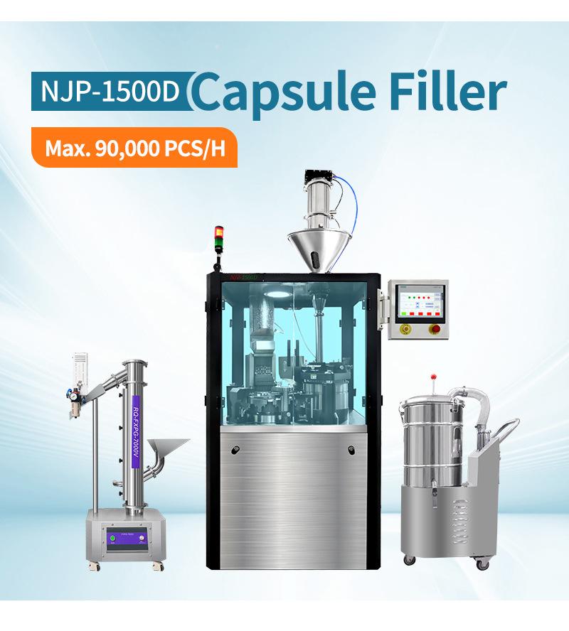 automatic capsule filling machine powder