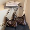 Bolso de Mano de Alta Calidad Transfronterizo Bolso Brillante de Axila para Mujer Nuevo Otoño e Invierno 2025 Bolso de Hombro con Cadena Bolso Cruzado de Moda