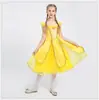 Día del Niño Halloween Disfraz Vestido de Noche Vestido de Princesa Campanita La Bella y la Bestia Vestido de Princesa Bella