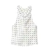 Fabricante mayorista de ropa para mujer transfronterizo 2026 Moda europea y americana versátil casual ajustado sin espalda cuello halter top de lunares