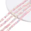 Ventas Directas de Fábrica Cuentas Facetadas Redondas Planas de Cristal de Vidrio de 8 mm Cuentas Sueltas Accesorios de Joyería para Pulseras y Collares Hechos a Mano para Bricolaje