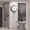 Reloj de Pared Moderno Minimalista Creativo para Uso Doméstico, Decoración de Arte de Pared, Reloj Silencioso para Comedor y Recibidor, Disponible para Dropshipping