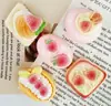 Pegamento de Fruta Simulada Accesorios para Joyería Pastel de Fresa Imán para Refrigerador Joyería Hecha a Mano DIY