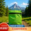Bolsa de Almacenamiento de Poliéster Personalizable con Bolsillo Tipo Canguro para Lavado, Bolsa de Almacenamiento para Exteriores, Monedero, Bolsa de Almacenamiento de Tela de Nailon para Productos Digitales