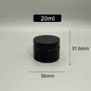 Fabricantes fornecem Frasco secundário de várias especificações Borda amarela e prateada Preto frasco de creme para olhos creme creme frasco de creme