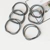 Versão coreana de elástico de cabelo de alta elasticidade para cabelo feminino, elástico de cabelo três em um, corda para cabeça, pequenos acessórios de cabelo femininos frescos, atacado, anel de cabelo DIY