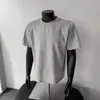 Camiseta de Manga Corta Acolchada con Tachuelas de Alta Resistencia para Hombre, Marca Cool de Streetwear con Diseño Cleanfit, Camiseta Superior de Estilo Nicho