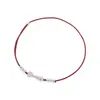 Pulsera de Cuerda Roja con Cuenta Redonda Ruyi de Plata de Ley 925 para Mujer Diseño Simple Nuevo Chinoiserie Versátil Personalizable Joyería de Mano B6885