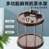 Balcón de dormitorio mesa de té pequeña taza sala de ajedrez y cartas mesa de té mesa integrada de té mesa de comedor auxiliar mesa de mahjong gruesa estudio