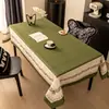 Mantel de Mesa Color Crema Estilo Francés, Impermeable, Resistente al Aceite, Resistente al Calor, Alfombrilla para Mesa de Café sin Lavado, Paño de Escritorio, Mantel de Mariposas