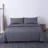 Fio de algodão tingido Lavado Algodão Collt Cover Não impresso Solid Color Plaid Quilt Cover Single Double Extra Large Roupa de cama
