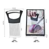Atacado Aço Inoxidável 304 Suporte para Agulha de Cebola Inserção de Cebola Utensílios de Cozinha Garfo de Cebola Corte de Cebola Agulhas de Pinheiro