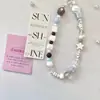 Lanyard de verano para teléfono móvil, colgante fresco estilo ins, colgante de cuentas, cadena de teléfono con cámara ccd, cadena
