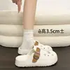 2026 Nuevas Chanclas de Moda al Aire Libre de Verano Transpirables Ligeras Duraderas de Punta Cerrada para Mujer, Estilo Coreano, de EVA, Birkenstock, Crocs