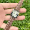 Ltp-V007 Reloj de Marca para Dama Retro Cuadrado Pequeño Moda Cuarzo Reloj de Pulsera para Mujer Reloj de Estudiante Casual Cuadrado de Agujas