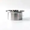 Conexão Rápida de Aço Inoxidável 304/316 Mandril Longo 28,6 Grampo de Fixação Solda Sanitária Estendida Extremidade de Solda de Topo 3A