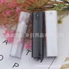 Botella pulverizadora cuadrada negra de 10 ml, botella pulverizadora de perfume con tubo cuadrado, botella pulverizadora con revestimiento de vidrio