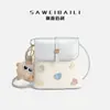 Bolsa de Celular em Formato de Coração para Mulheres, Versátil para Sair, Mini Bolsa de Ombro Transversal, Bolsa Saco, Novo Modelo 2026