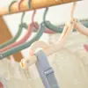 Cabide de viagem, cabide de plástico simples para uso doméstico, varal dobrável, cabide antiderrapante, cabide para secar e pendurar roupas
