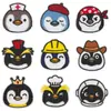 Parches Bordados de Pingüinos Profesionales Originales, Parches de Insignia con Formas Divertidas, Parches Decorativos de Nicho Lindos para Modificación de Ropa
