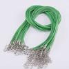 Cadena de suéter coreana de 45 cm, accesorio, cuerda de cera blanca, cadena para el cuello, colgante, cuerda tejida, joyería, collar, cuerda