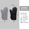 Guantes Resistentes a Altas Temperaturas Antiescaldaduras Transfronterizos Cocina Horno de Microondas Algodón Engrosado Antideslizantes Impermeables Silicona Guantes de Aislamiento Térmico