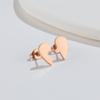 Brincos de Aço Inoxidável para Meninas Design de Nicho Padrão Irregular Mini Yiwu Pequenos Brincos Acessórios Atacado em Estoque