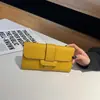 Carteira de Armazenamento Estilo Coreano Couro Bovino de Primeira Camada Transfronteiriça com Tampa Flip Pequena Fresca Multi-Slots para Cartão Carteira Multifuncional Bolsa para Celular Transversal
