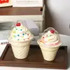 Taza cono de helado, pastel de fresa, decoración de caja de crema, caja de empaque para postre de mousse, caja de empaque para repostería
