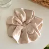 Scrunchie de Satén Jacquard Retro de Alta Gama para Mujer, Lazo para el Cabello para Peinado de Moño, Goma Elástica, Accesorio para el Cabello Super Grande