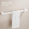 Estante de Almacenamiento de Acero Inoxidable sin Taladro Estante para Toallas Accesorios de Baño Estante para Toallas de Gama Alta Ferretería Organizador Colgante Estante de Almacenamiento