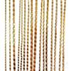 Venta caliente cadena de cobre cadena de azulejos cadena patrón arroz cadena de joyería girasol 4K WD