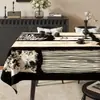 Toalha de Mesa PVC Estilo Americano Vintage Verde Degradê com Padrão de Grama, Impermeável, à Prova de Óleo, Resistente ao Calor, Decoração para Mesa de Jantar em Casa