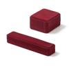 Caja de Almacenamiento de Joyería Octogonal de Terciopelo de Venta Directa de Fábrica en Stock para Anillos, Collares, Pulseras, Caja de Embalaje de Regalo, Colgante