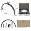 Nueva lámpara de belleza de escritorio de 22 pulgadas de media luna lámpara para pestañas y uñas arco plegable 56CM luz de relleno transfronteriza