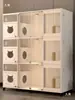 Gaiola de Gato de Madeira Maciça Espaço Livre Armário de Adoção de Gatos Loja de Animais Armário de Gato Canil Casa Gato Villa Casa