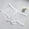Comercio Exterior en stock Ultra-delgados Malla de Tentación Transpirables Sexy Transparentes Ropa Interior Divertida para Hombres B905