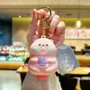Criativo Guaxinim Bolha Bolha Chaveiro Celebridade da Internet Descompressão Mochila Pingente Desenho Animado Aperta Brinquedo Musical Boneca Fofa