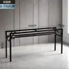Estrutura de Mesa Dobrável, Suporte de Mesa Longa, Estrutura de Ferro de Camada Dupla/Camada Única, Pernas de Mesa, Pernas de Estrutura de Mesa Dobrável em Ferro Artístico com Travessas