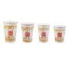 Vaso Desechable para Leche de Soya con Tapa Espesado Resistente a Altas Temperaturas Vaso para Moler Leche de Soya Vaso con Popote Bolsa Comercial 1000 Vasos de Papel
