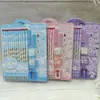 Nuevo Estuche para Lápices con Agujeros para Mascotas Lindas de Sanrio con Borrador Triangular para Estudiantes y Niños como Regalos y Premios