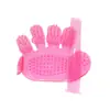 Cepillo de baño para mascotas guantes de baño cepillo masajeador de baño para perros guantes de cinco dedos para mascotas