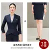 Uniformes Elegantes de Outono para Equipe de Recepção de Hotel, Ternos de Negócios, Uniformes de Trabalho para Lojas de Joias, Trajes Profissionais, Conjuntos de Terno Feminino