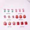 Año Nuevo Dios de la Fortuna Gato de la Suerte Dibujo Animado Accesorios para Uñas Lindos Accesorios Tridimensionales para Uñas Aretes Materiales DIY Accesorios