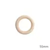 15-100mm Cor de Madeira Anel de Madeira Anel de Madeira Anel para Pendurar Artesanal DIY Corrente para Celular Pingente Pulseira Acessórios Material Joia